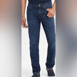 NWT Mens Goodfellow Blue Slim With Total Flex Straight Fit Jeans 40 X 32